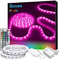 Govee Tiras LED- Luces LED RGB 10m con Control Remoto y Caja de Control- 20 Colores y 6 Modos de Escena para la…